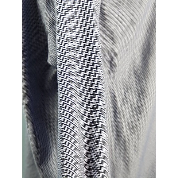 Hart Schaffner Marx Shirt Mens Large Blue Pattern Button Up Long Sleeve Egypt - Picture 6 of 11
